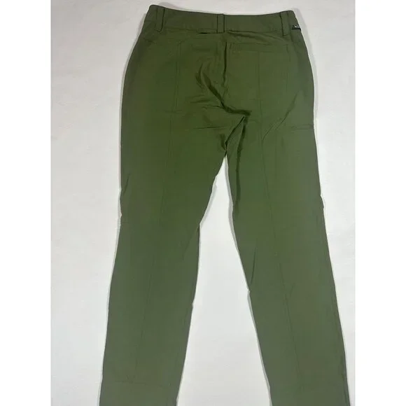Eastern Mountain Sports Pants women's Skinny Legs Green Stretch Nylon Size 6s - Picture 3 of 6